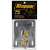 Подкладки для скейтборда Slappy Low Risers Black 4mm Подкладки для скейтборда Slappy Low Risers Black 4mm